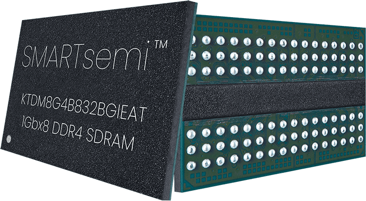 SMARTsemi 8Gb DDR4 SDRAM (1G x 8), 78-FBGA, KTDM8G4B832BGIBCT, KTDM8G4B832BGCBCT