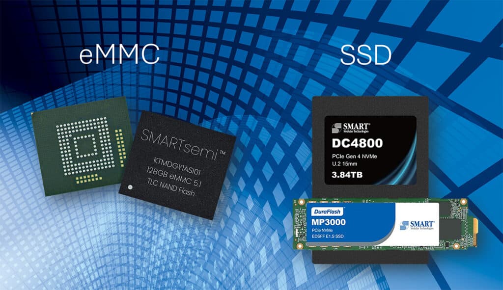 Embedded MultiMedia Cards (eMMC) vs SolidState Drives (SSD) SmartSemi